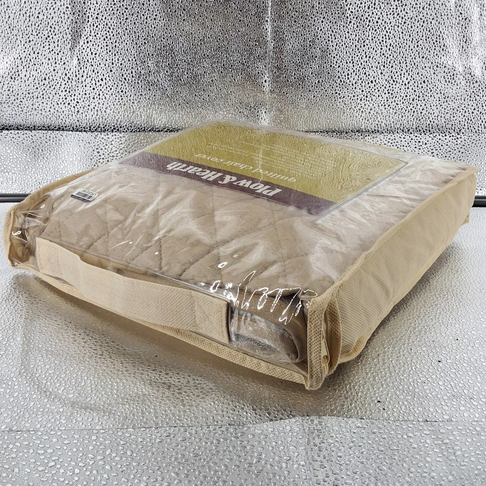 Plow & Hearth Quilted Chair Cover Taupe Furniture Protector Pet Cover 64305 TAU